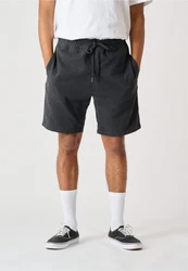 Cleptomanicx Shorts Steezy Linen Dunkelgrau/Khaki/Grau/Dunkelgrün