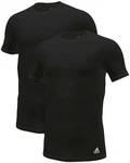 adidas Sportswear T-Shirt Active Flex Cotton (2er-Pack) Schwarz/Dunkelgrau