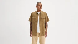 Levi's Jeanshemd RELAXED FIT WESTERN Khaki/Beige/Dunkelgrün
