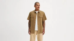 Levi's Jeanshemd RELAXED FIT WESTERN Khaki/Beige/Dunkelgrün