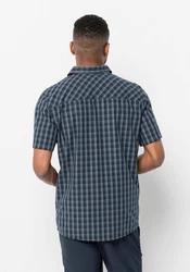 Jack Wolfskin HOT SPRINGS SHIRT Blau/Dunkelblau/Grau/Hellblau