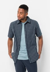 Jack Wolfskin HOT SPRINGS SHIRT Blau/Dunkelblau/Grau/Hellblau