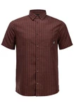 Jack Wolfskin Funktionshemd EL DORADO SHIRT MEN Braun/Dunkelrot/Rot/Bordeaux