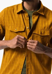 Jack Wolfskin Funktionshemd THOMPSON SHIRT MEN Braun/Gelb