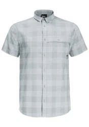 Jack Wolfskin Funktionshemd HIGHLANDS SHIRT Grau/Hellgrau/Blau
