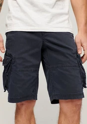 Superdry Herren Cargo Core Shorts Dunkelblau/Blau