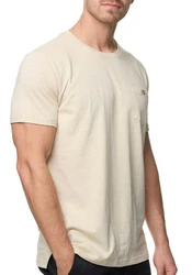 Indicode Rundhalsshirt INGiuse Khaki/Beige