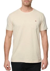 Indicode Rundhalsshirt INGiuse Khaki/Beige