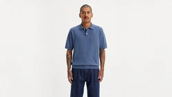 Levi's Poloshirt SWEATER KNIT POLO Grau/Hellblau/Blau