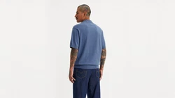 Levi's Poloshirt SWEATER KNIT POLO Grau/Hellblau/Blau