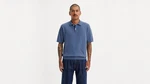 Levi's Poloshirt SWEATER KNIT POLO Grau/Hellblau/Blau