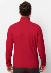 Jack Wolfskin Fleecejacke BAISELBERG FZ Rot/Rosa/Dunkelrot