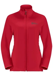 Jack Wolfskin Fleecejacke BAISELBERG FZ Rot/Rosa/Dunkelrot