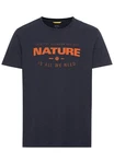 camel active T-Shirt T-Shirt 1/2 Arm Dunkelblau/Blau