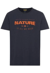 camel active T-Shirt T-Shirt 1/2 Arm Dunkelblau/Blau