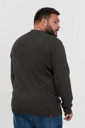 Blend Strickpullover BLEND BHBLars Dunkelgrau/Grau