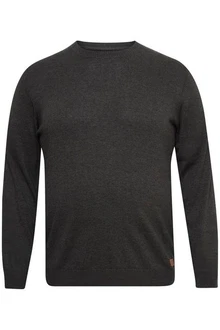 Blend Strickpullover BLEND BHBLars Dunkelgrau/Grau
