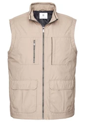 Cabano Steppweste Cotton-Touch Weste Beige/Khaki