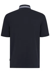 bugatti Poloshirt mit Stehkragen marine/weiß