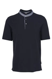Poloshirt mit Stehkragen
