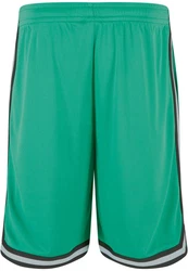 URBAN CLASSICS Herren Stripes Mesh Shorts Türkis/Grün/Dunkelgrün