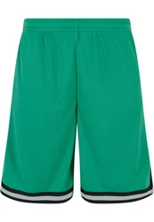 URBAN CLASSICS Herren Stripes Mesh Shorts Türkis/Grün/Dunkelgrün