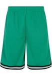 URBAN CLASSICS Herren Stripes Mesh Shorts Türkis/Grün/Dunkelgrün