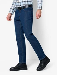 EUREX by BRAX 5-Pocket Jeans Style CARLOS Dunkelblau/Hellblau/Blau