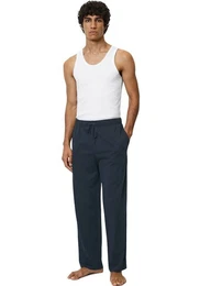 Loungehose (1-tlg) mit Tunnelzug und Bindeband, Regular Fit