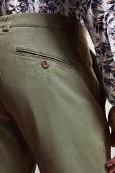 bugatti Chinohose Khaki/Dunkelgrün