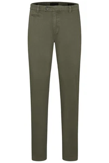bugatti Chinohose Khaki/Dunkelgrün