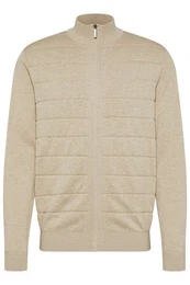 Strickjacke mit 3-D-Strukturstreifen
