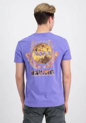 Alpha Industries T-Shirt NASA Davinci Lila/Dunkelblau/Fliederfarben