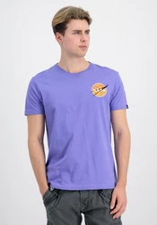 Alpha Industries T-Shirt NASA Davinci Lila/Dunkelblau/Fliederfarben