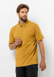 Jack Wolfskin Poloshirt DELGAMI POLO Braun/Gelb