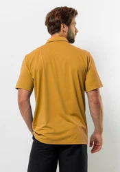 Jack Wolfskin Poloshirt DELGAMI POLO Braun/Gelb