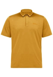 Jack Wolfskin Poloshirt DELGAMI POLO Braun/Gelb