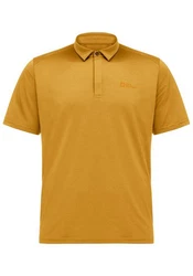 Jack Wolfskin Poloshirt DELGAMI POLO Braun/Gelb