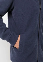Jack Wolfskin Fleecejacke LIGHT CURL JKT Dunkelblau/Hellblau/Blau