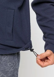Jack Wolfskin Fleecejacke LIGHT CURL JKT Dunkelblau/Hellblau/Blau