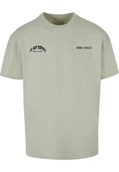 Merchcode T-Shirt Barely Awake Heavy Oversize Tee Dunkelgrün/Grün/Khaki/Hellgrün