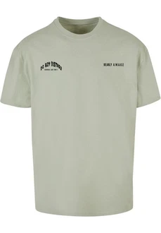 Merchcode T-Shirt Barely Awake Heavy Oversize Tee Dunkelgrün/Grün/Khaki/Hellgrün