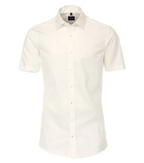 VENTI Kurzarmhemd 001930 Weiß/Creme/Beige