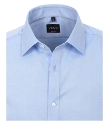 VENTI Kurzarmhemd 001930 Hellblau/Blau