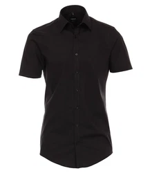 VENTI Kurzarmhemd 001930 Schwarz