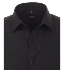 VENTI Kurzarmhemd 001930 Schwarz