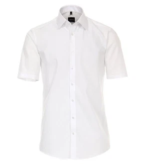 VENTI Businesshemd Kurzarm uni Weiß/Creme