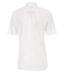 CASAMODA Businesshemd Kurzarm Modern Fit Weiß/Creme