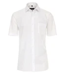 CASAMODA Businesshemd Kurzarm Modern Fit Weiß/Creme