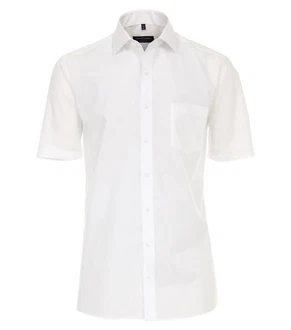 CASAMODA Businesshemd Kurzarm Modern Fit Weiß/Creme